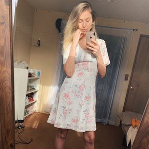 NEW - Silk floral dress $50